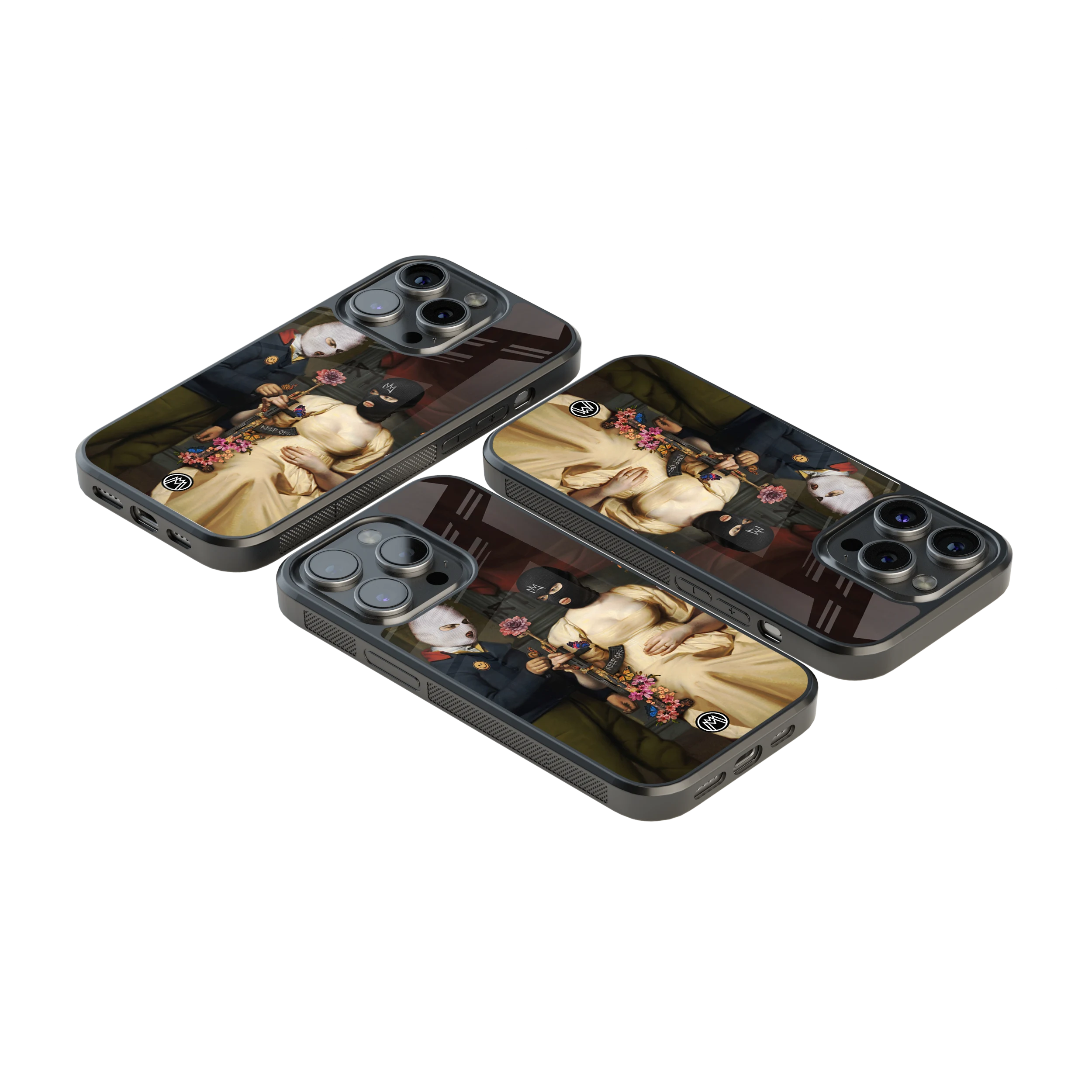 Luxury Glass Back Mobile Cover for iPhone, Samsung Galaxy, OnePlus, Pixel, Redmi & More