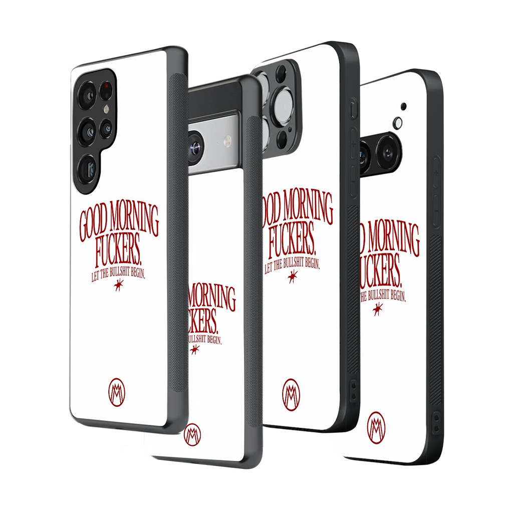 Stylish Glass Back Case for All Smartphones iPhone, Samsung, OnePlus, Pixel, Redmi, Oppo, Vivo, Motorola