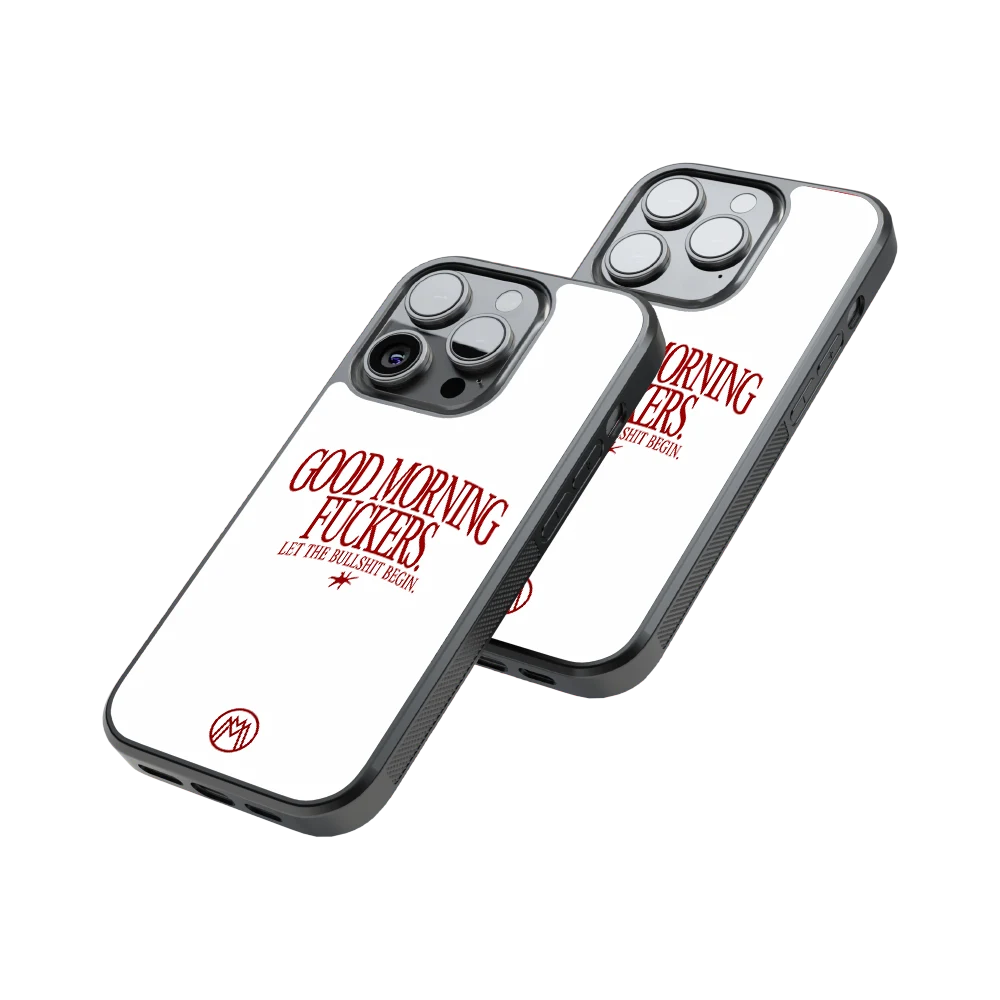 Protective Glass Back Phone Case Compatible with iPhone, Samsung, OnePlus, Pixel & More