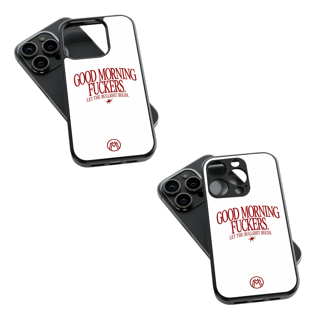 Trendy Glass Back Mobile Case for iPhone, Samsung, Redmi, OnePlus, Google Pixel, Motorola