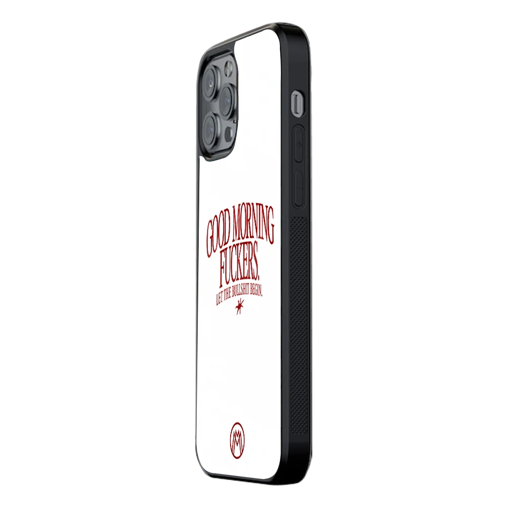 Slim Glass Back Phone Case for Multiple Brands iPhone, Samsung, Redmi, OnePlus, Oppo, Vivo