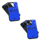 Trendy Glass Back Mobile Case for iPhone, Samsung, Redmi, OnePlus, Google Pixel, Motorola