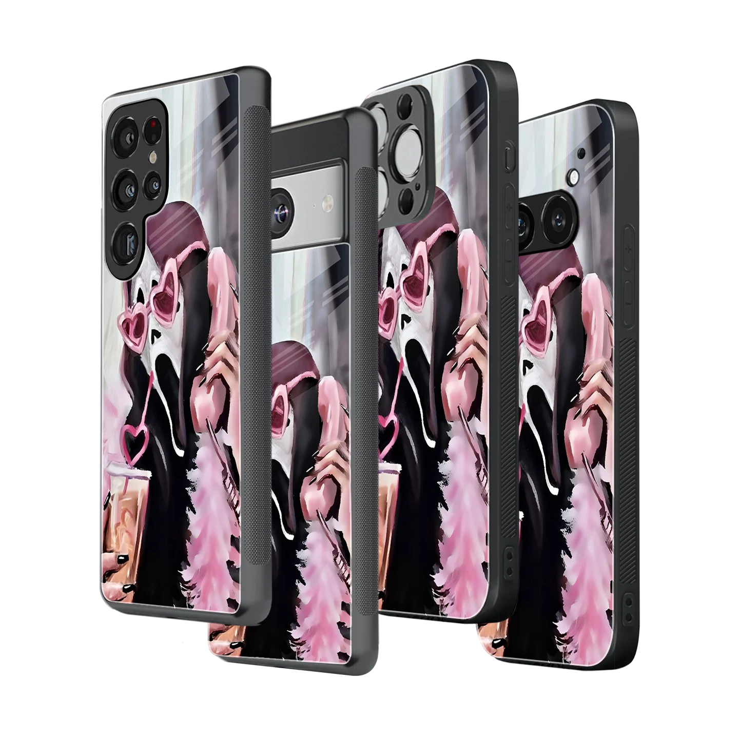 Stylish Glass Back Case for All Smartphones iPhone, Samsung, OnePlus, Pixel, Redmi, Oppo, Vivo, Motorola