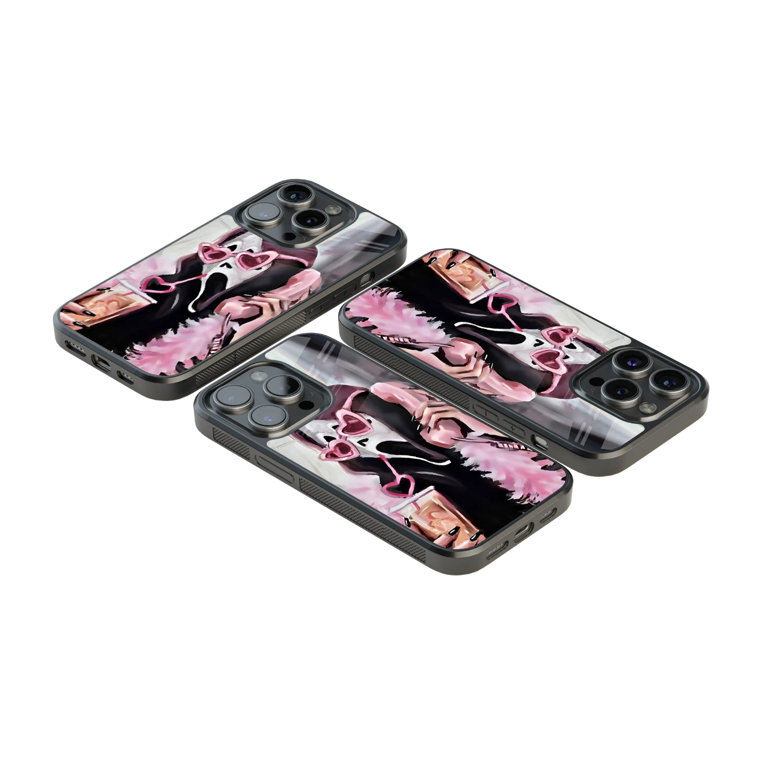 Luxury Glass Back Mobile Cover for iPhone, Samsung Galaxy, OnePlus, Pixel, Redmi & More