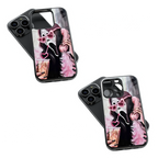 Trendy Glass Back Mobile Case for iPhone, Samsung, Redmi, OnePlus, Google Pixel, Motorola