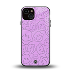 kinda sad kinda happy back phone cover | glass case for iphone 13