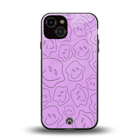 kinda sad kinda happy back phone cover | glass case for iphone 13