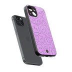 kinda sad kinda happy back phone cover | glass case for iphone 13