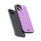 kinda sad kinda happy back phone cover | glass case for iphone 14 plus