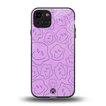 kinda sad kinda happy back phone cover | glass case for iphone 15