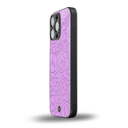 kinda sad kinda happy back phone cover | glass case for iphone 16 pro max