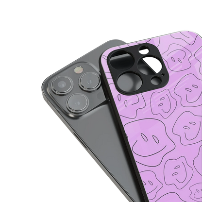 kinda sad kinda happy back phone cover | glass case for iphone 13 mini