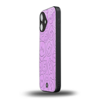kinda sad kinda happy back phone cover | glass case for iphone 16