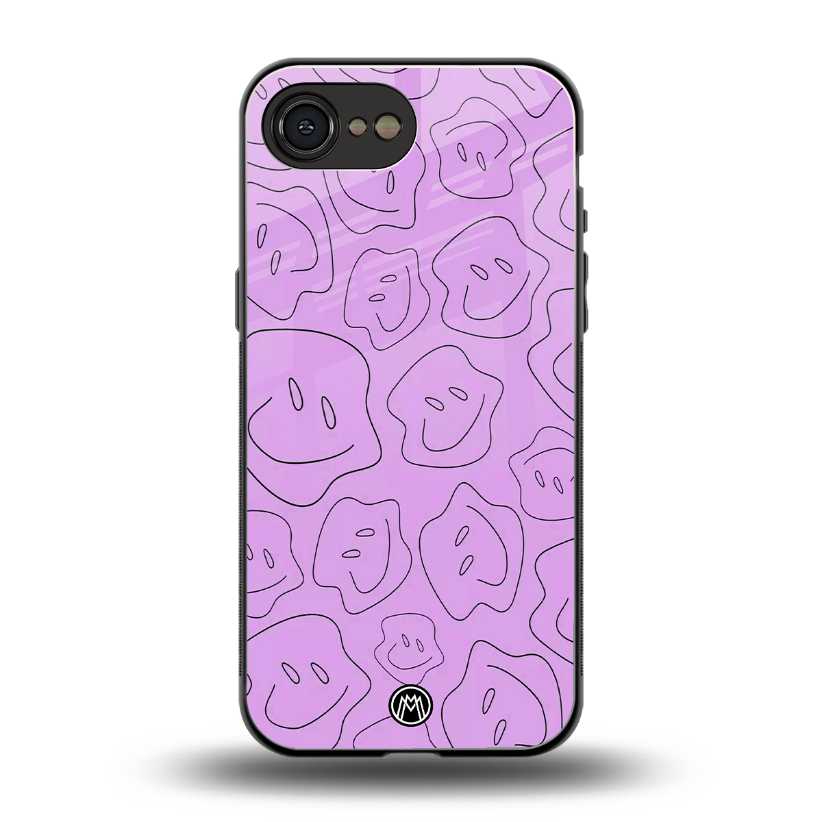 kinda sad kinda happy back phone cover | glass case for iphone 16e