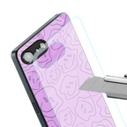 kinda sad kinda happy back phone cover | glass case for iphone 16e
