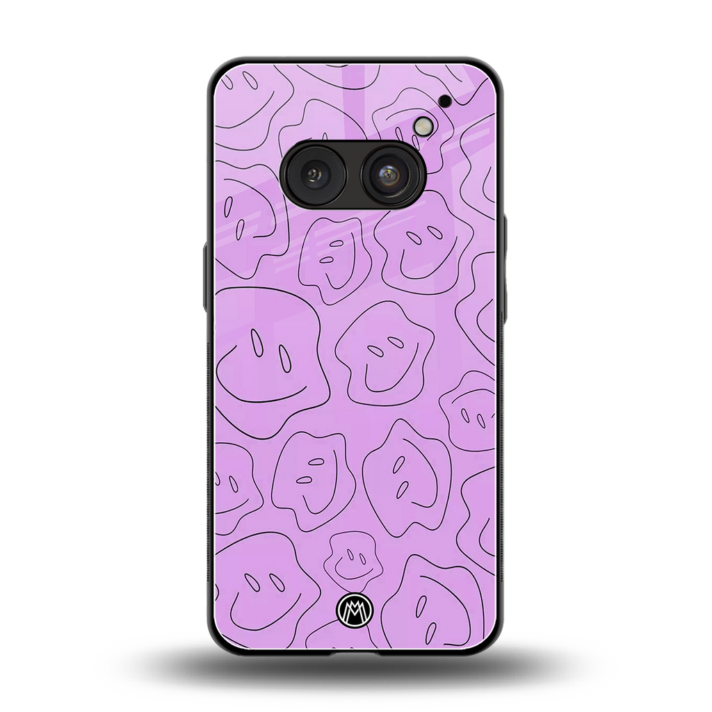 kinda sad kinda happy back phone cover | glass case for nothing phone 2a