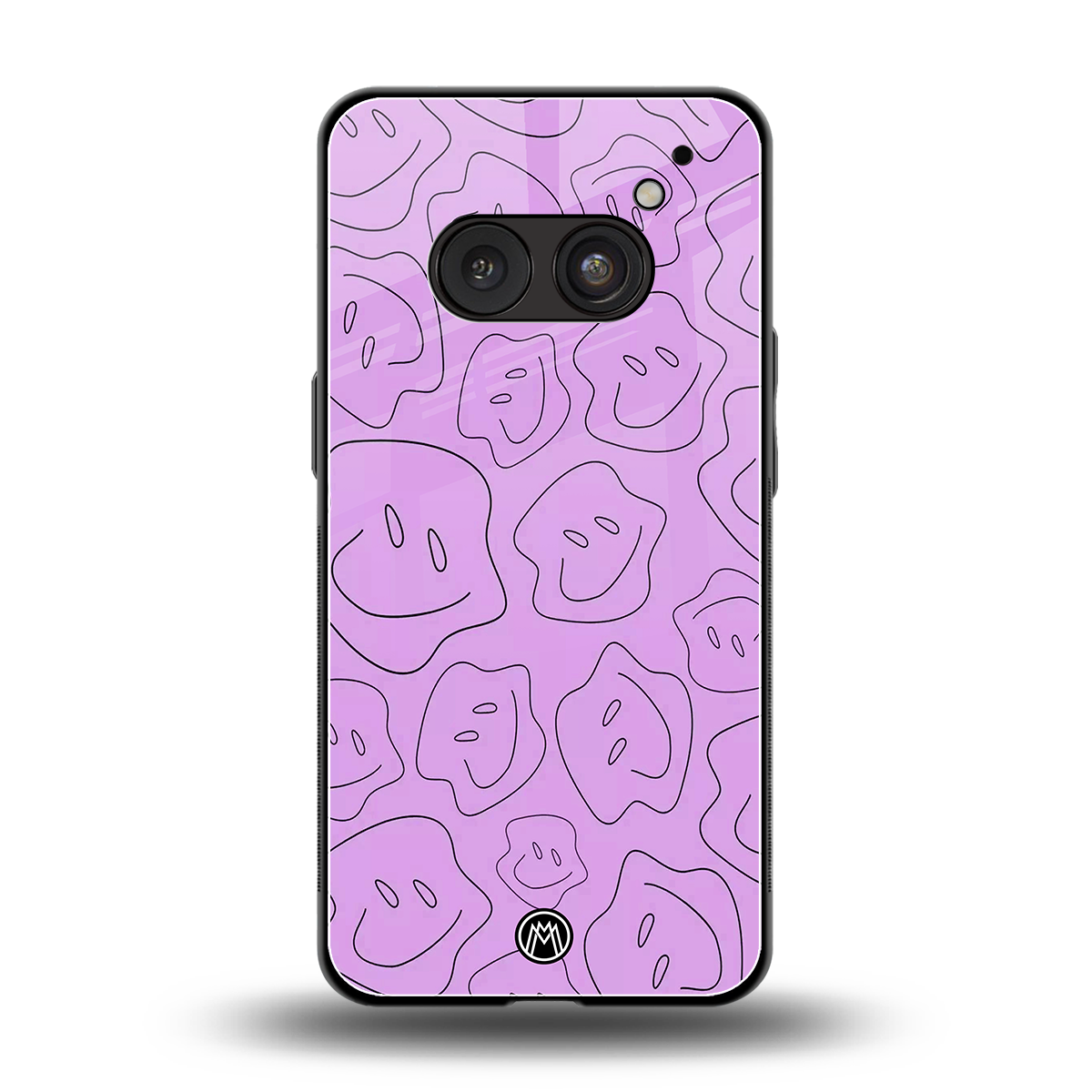 kinda sad kinda happy back phone cover | glass case for nothing phone 2a