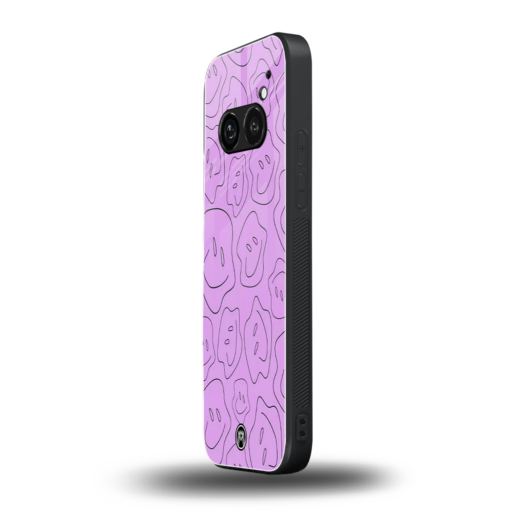 kinda sad kinda happy back phone cover | glass case for nothing phone 2a