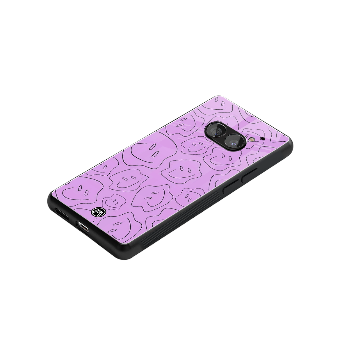 kinda sad kinda happy back phone cover | glass case for nothing phone 2a