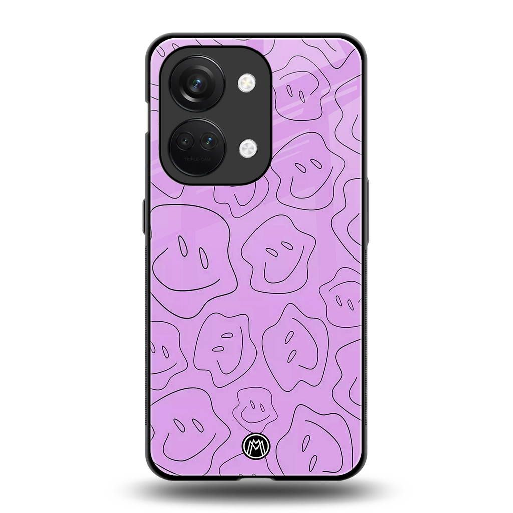 kinda sad kinda happy back phone cover | glass case for oneplus nord 3