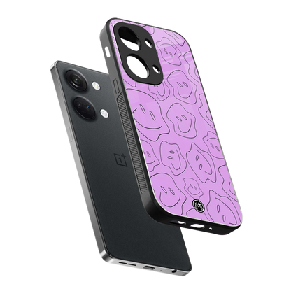 kinda sad kinda happy back phone cover | glass case for oneplus nord 3