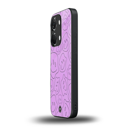 kinda sad kinda happy back phone cover | glass case for oneplus nord 3