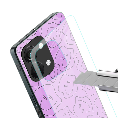 kinda sad kinda happy back phone cover | glass case for oneplus nord 3