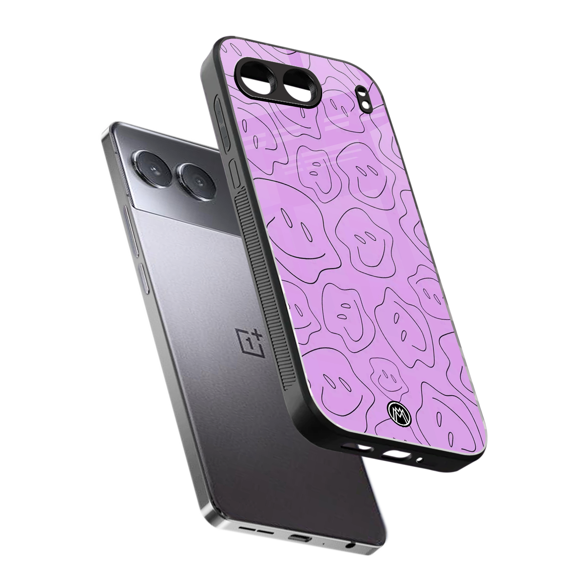 kinda sad kinda happy back phone cover | glass case for oneplus nord 4