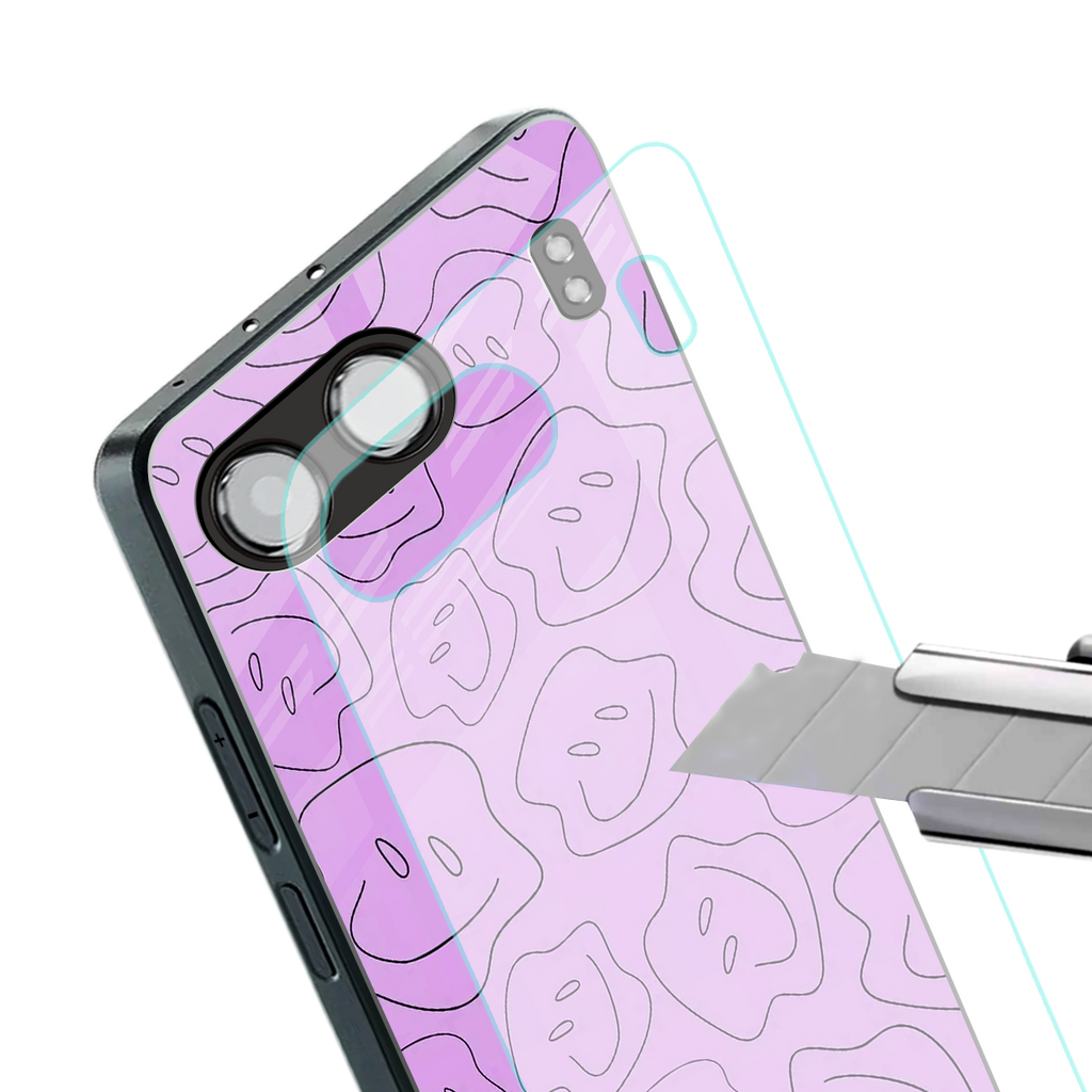 kinda sad kinda happy back phone cover | glass case for oneplus nord 4