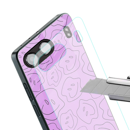 kinda sad kinda happy back phone cover | glass case for oneplus nord 4