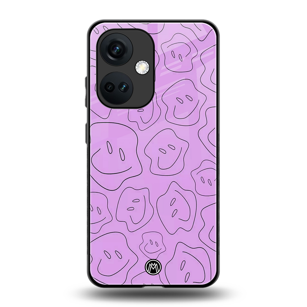 kinda sad kinda happy back phone cover | glass case for oneplus nord ce 3