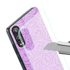 kinda sad kinda happy back phone cover | glass case for oneplus nord ce 4 lite