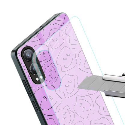 kinda sad kinda happy back phone cover | glass case for oneplus nord ce 4 lite