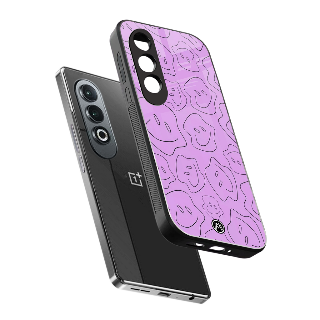 kinda sad kinda happy back phone cover | glass case for oneplus nord ce 4
