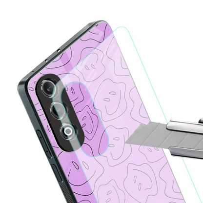 kinda sad kinda happy back phone cover | glass case for oneplus nord ce 4