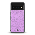 kinda sad kinda happy back phone cover | glass case for google pixel 6 pro