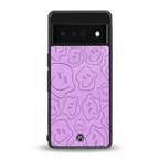 kinda sad kinda happy back phone cover | glass case for google pixel 6 pro