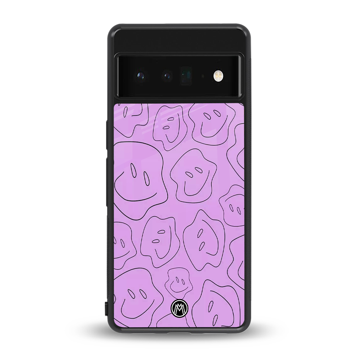 kinda sad kinda happy back phone cover | glass case for google pixel 6 pro