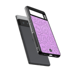kinda sad kinda happy back phone cover | glass case for google pixel 6 pro