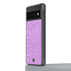 kinda sad kinda happy back phone cover | glass case for google pixel 6 pro