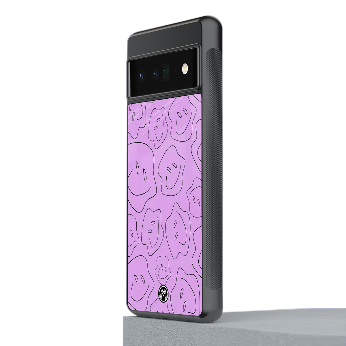 kinda sad kinda happy back phone cover | glass case for google pixel 6 pro