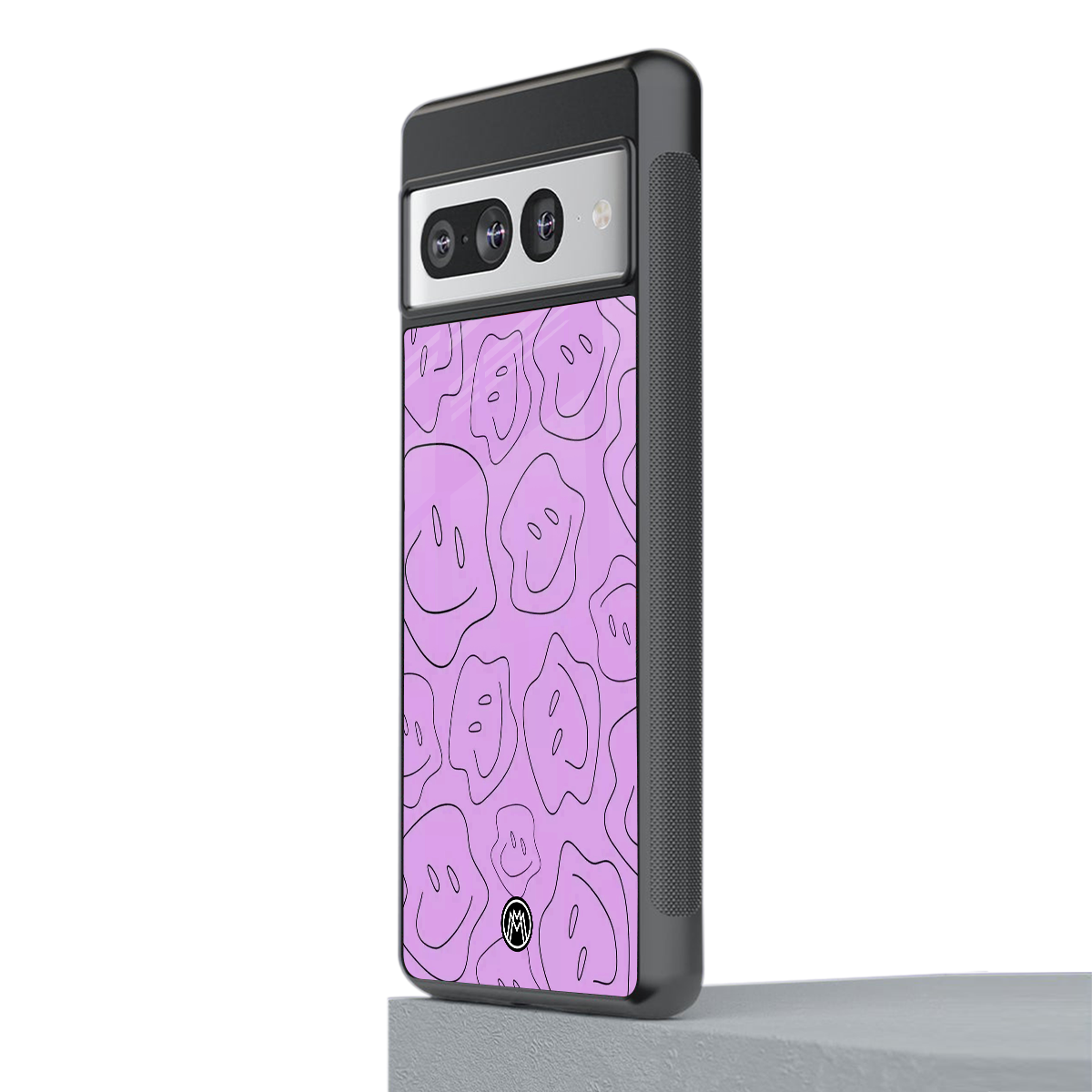 kinda sad kinda happy back phone cover | glass case for google pixel 7 pro