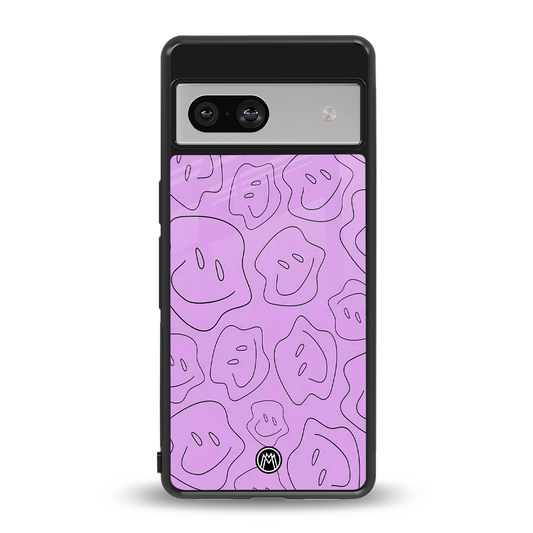 kinda sad kinda happy back phone cover | glass case for Google Pixel 7A