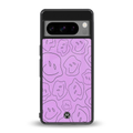 kinda sad kinda happy back phone cover | glass case for google pixel 8 pro