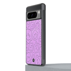 kinda sad kinda happy back phone cover | glass case for google pixel 8 pro