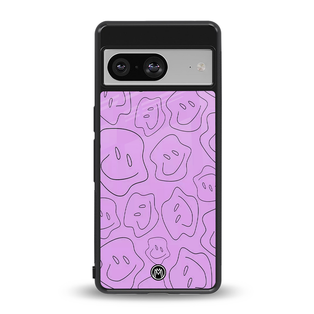 kinda sad kinda happy back phone cover | glass case for Google Pixel 8