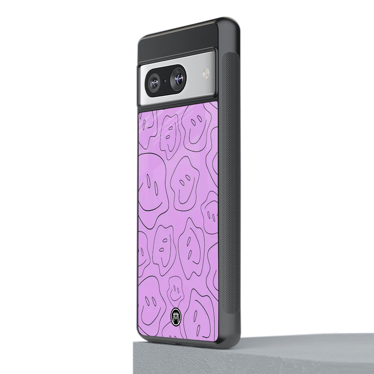 kinda sad kinda happy back phone cover | glass case for Google Pixel 8