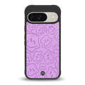 kinda sad kinda happy back phone cover | glass case for google pixel 9