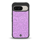 kinda sad kinda happy back phone cover | glass case for google pixel 9