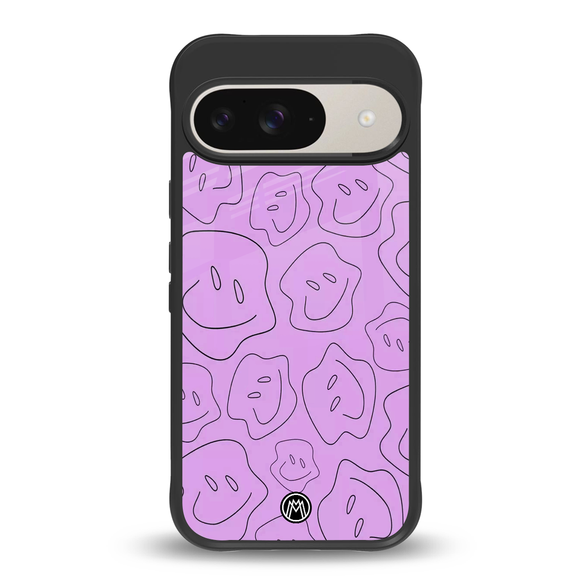kinda sad kinda happy back phone cover | glass case for google pixel 9